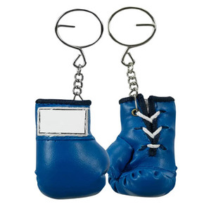 Porte-clés mini gant de boxe en cuir artificiel, accessoire intérieur de voiture, cadeau MMA, porte-clés personnalisé, taille unique, look original - Product Image 5