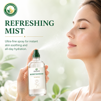 Brume Rafraîchissante à la Rose de Damas (Rosa Damascena) – Hydrolat Ultra-Fin en Gros pour une Hydratation Longue Durée