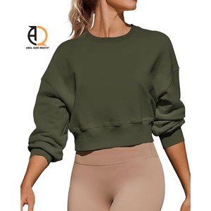 เสื้อครอปท็อปผ้าฟลีซแฟชั่นสตรีทแวร์สำหรับผู้หญิง - Product Image 3