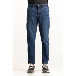 Pantalons en denim de qualité avec une coupe régulière confortable, tissu en coton durable pour la fabrication de vêtements de tous les jours - Product Image 2
