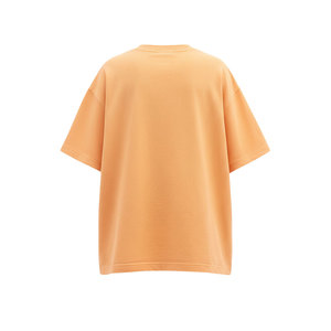 เสื้อยืดโอเวอร์ไซส์ทรงบ็อกซี่ 250 GSM ผ้าฝ้าย 100% สำหรับผู้ชาย ออกแบบโลโก้ด้านหน้าได้ตามต้องการ คอกลม ไหล่ตก สไตล์สตรีทแวร์ - Product Image 3