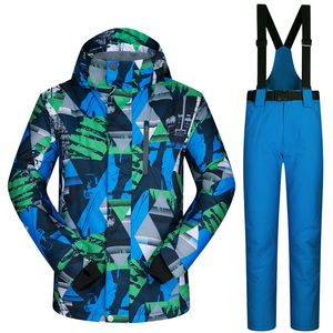 Combinaison de ski imperméable pour homme, veste et pantalon, tenue de ski - Product Image 2