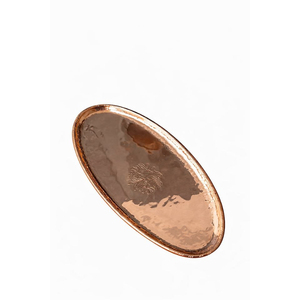 Copper Hammered Food Serving <b>Tray</b> Rectangular Shape For Home Kitchenware Tabletop <b>Snacks</b> & Drinks Serving <b>Trays</b> - Product Image 6