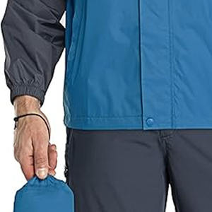 Veste de pluie nouvelle conception, haute qualité, coupe-vent pour homme, veste de pluie printemps, envoyée par Dress Sports - Product Image 2