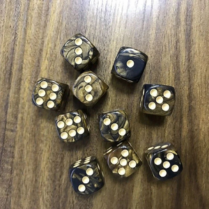 Venta de Fábrica: Dados Poliédricos Personalizados de Resina Epoxi Grabados, Ecológicos y Hechos a Mano, de 12mm, 16mm, 19mm, 22mm, con 6 Caras, para Juego de Ludo - Product Image 6