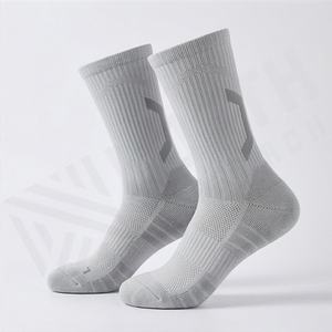 Calcetines de Baloncesto de Alto Rendimiento, Calcetines Deportivos Acolchados, Absorción de Impactos, Color Personalizado, Transpirables, con Amortiguación Atlética, para Gimnasio - Product Image 3