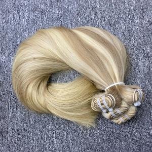 Venta al por mayor de la mejor calidad natural liso 100% pelo crudo para las mujeres negras de las extensiones de cabello humano vietnamita - Product Image 4