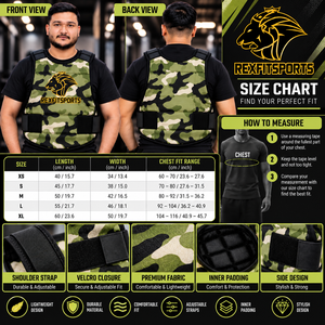 Fabricant pakistanais de gilets d'entraînement personnalisés avec logo, vente en gros OEM, protection de poitrine camouflage, vêtements de sport, équipement d'entraînement d'équipe, équipement de performance - Product Image 3