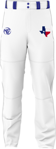 White <b>Star</b> Hype Baseball Jersey Men's Short Sleeve Striped Sublimated Print Breathable Polyester Adult Regular Fit Front - Product Image 5