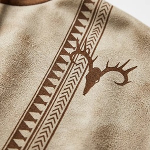 Sudadera Ecológica con Estampado Digital de Ciervo y Mitología Vikinga, Tendencia Urbana para Primavera/Otoño - Product Image 5