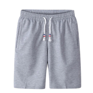 Pantalones Cortos Bermuda de Algodón para Hombre, Color Sólido, Cintura Media Elástica, Estilo Casual, Tejido de Punto, Diseño Transpirable - Product Image 3
