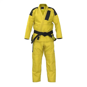 Kimono de BJJ pour homme, couleur turquoise, uniforme de judo, coupe classique, vêtements d'arts martiaux pour adultes, teinture unie, en stock - Product Image 6