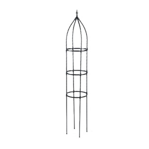 Obélisque de jardin en fer léger, support pour plantes grimpantes, réglable et connectable – Meilleures ventes - Product Image 4