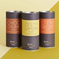 Tubes en papier hermétiques de qualité alimentaire Boîtes en papier Solutions durables Conteneur d'emballage pour lait en poudre d'avoine Boîtes en papier pour lait