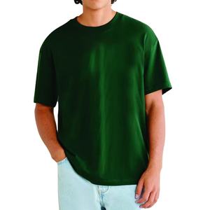 เสื้อยืดทรงบ็อกซี่แบบขายส่ง ผ้าเจอร์ซีย์คอตตอน 100% ระบายอากาศได้ดี ออกแบบได้ตามต้องการ พร้อมสกรีนโลโก้ เสื้อยืดเปล่าเนื้อหนา สำหรับผู้ชาย - Product Image 1