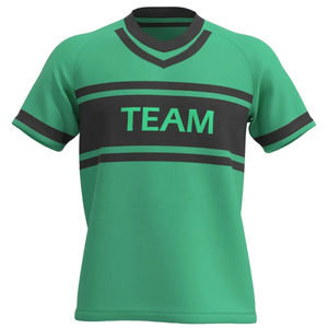Camiseta de Fútbol para Hombre al Por Mayor para Equipos, 100% Poliéster, Manga Corta, Secado Rápido, Transpirable, Suave, Colores y Logotipos Personalizables - Product Image 2
