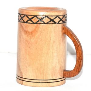 Lavie Creations Wooden Mug <b>Cup</b> <b>Set</b> Handmade Eco-Friendly Classic Design for Coffee Tea Hot Beverages Home Kitchen Business Gift - Product Image 4