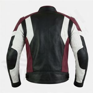 Chaqueta de Motociclista de Cuero Genuino para Hombre de la Mejor Calidad, Nueva Colección de Invierno, Chaquetas de Motocicleta con Protecciones Desmontables Personalizadas - Product Image 2