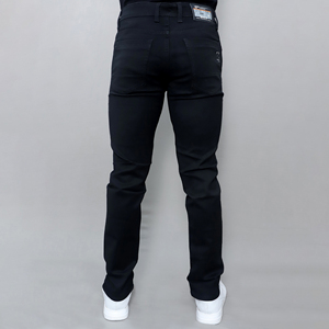 Jeans noirs extensibles pour hommes Gex, taille mi-haute, nouveau style, vente en gros sur mesure - Product Image 4