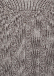 Classic Men Knitted Sweater 100% Cotton Warm Feel Soft Touch Modern Fit Everyday Winter Layering Comfortable Durable High - Product Image 6