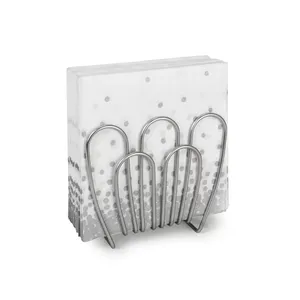 Porte-serviettes en fer fait main, style minimaliste scandinave, organiseur de serviettes de qualité supérieure, support de table moderne pour salle à manger, cuisine, restaurant - Product Image 4