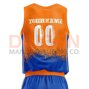 ชุดบาสเก็ตบอลแห้งเร็ว ออกแบบเองได้ น้ำหนักเบา ระบายอากาศดี เสื้อและกางเกงขาสั้น ชุดกีฬาทีมคุ้มค่า สินค้าขายดี - Product Image 6
