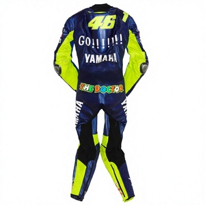 Traje de Carreras Ramaha 1 Pieza de Cuero Vacuno/Canguro para Moto/Traje de Pista/Conducción con Armadura Nivel 2 para Motociclista - Product Image 2