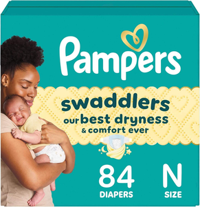 Pañales Pampers Swaddlers, Talla 0 (hasta 4.5 kg), 84 Unidades, Absorbentes, Mantienen al Bebé Seco y Cómodo, Seguros para la Piel, Desechables - Product Image 3