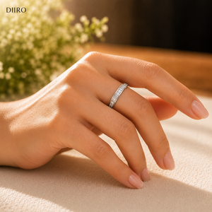 Bague de fiançailles spéciale en argent sterling 925, bague de fiançailles de luxe en moissanite, bague de fiançailles en diamant taille princesse, bague pour la Saint-Valentin - Product Image 3