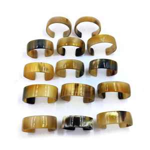 Brazalete de Cuerno de Búfalo de Alta Calidad y Gran Venta, Aspecto Lujoso, Hecho a Mano, a Bajo Precio, Forma Redonda, Diseño Clásico - Product Image 2