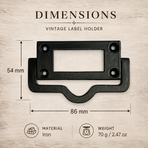 Tirador de cajón industrial SHUBHAM de hierro con zinc negro para muebles, fácil instalación - Product Image 5