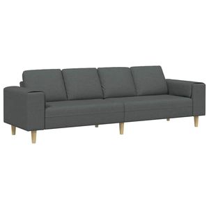 ชุดโซฟาห้องนั่งเล่นผ้าสีเทาเข้ม - Product Image 2