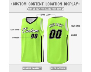 เสื้อบาสเก็ตบอลขนาดใหญ่พิเศษผ้าโพลีเอสเตอร์ระบายอากาศได้ดีแห้งเร็ว100% โลโก้ตามสั่ง - Product Image 2
