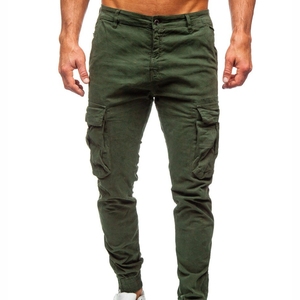 Pantalones Cargo Casuales para Hombre, Pantalones Cargo Personalizados, Pantalones Cargo Premium de Corte Relajado, Multibolsillos, Ropa Urbana para el Día a Día, Marca Privada - Product Image 1