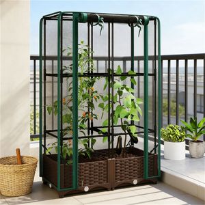 Fioriera Rialzata e Vaso per Piante per Scopi Decorativi e di Coltivazione - Product Image 1