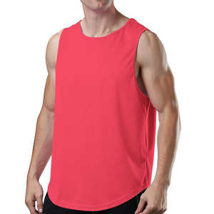 Nueva Camiseta Deportiva sin Mangas para Hombre - Tejido de Punto Transpirable de Secado Rápido, Color y Logotipo Personalizables - Product Image 2