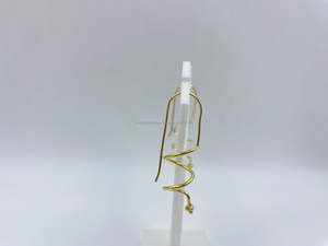 Mejor precio joyería de boda pendientes de aro chapados en oro clásico perla piedra principal armario encanto esencial para mujeres regalo perfecto - Product Image 2