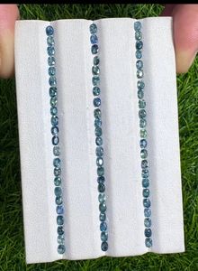 Saphirs naturels bleus, taille ovale, pierres précieuses en vrac pour la création de bijoux, bagues, pendentifs, boucles d'oreilles, pierres de haute qualité - Product Image 2