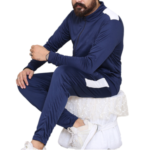 Conjunto Deportivo Unisex Navy Pro, Elegante, Azul Marino, Invernal, Sólido, Chaqueta con Cierre y Pantalones Jogger Cómodos y Funcionales - Product Image 2