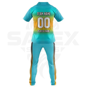 Maillot de cricket sublimé à manches courtes de qualité supérieure, séchage rapide, uniforme sportif d'équipe pour hommes, vente en gros - Product Image 3