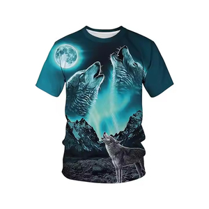 T-shirt pour homme en coton 100% de qualité supérieure, imprimé par sublimation, taille plus, vêtements décontractés, imprimé numériquement - Product Image 5