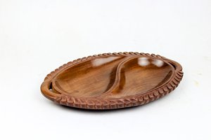 Wooden Serving <b>Platter</b> Rustic Food Tray Natural Wood Cheese Board Kitchen Dining Snack Appetizer Serving Decor Gift - Product Image 2