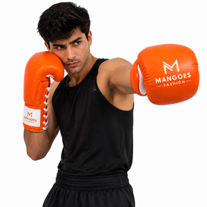 Gants de boxe professionnels en dentelle, en cuir véritable, pour l'entraînement et le sparring, design personnalisé, vente en gros directe d'usine - Product Image 5