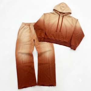 Custom Paint Spatter Paint Spatter Tracksuit Vintage <b>Distressed</b> Oversized Men's Hoodies and Wide Leg Sweatpants Set - Product Image 6