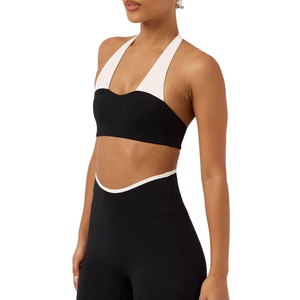 Fashion Zipper Front Yoga Gym Sports Bra Woman Breathable Women's High Support Backless Crop Sports Bra - Product Image 2