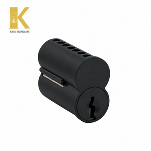 SFIC Lock Cylinder Quick Core Replacement Flat Black Brass 7 Pin A Keyway For Commercial Door <b>Security</b> - Product Image 5