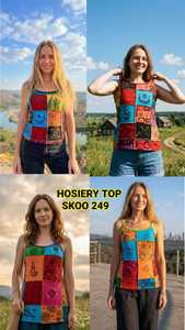 เสื้อกล้ามผู้หญิงแบบออกแบบได้เองหรูหรายาวสั้นผ้าถักลายดอกไม้ระบายอากาศได้ดีทันสมัยเป็นทางการ - Product Image 4