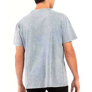 T-shirts vintage délavés personnalisés pour hommes, 100% coton, coupe ample, grande taille, style streetwear décontracté, t-shirt ample pour hommes - Product Image 3