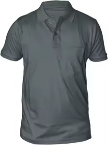 Camiseta polo clásica de algodón y poliéster para hombre, de corte clásico, con bolsillo, de mezcla gruesa, color liso, básica, de moda de verano, sin etiqueta, lista para usar. - Product Image 4