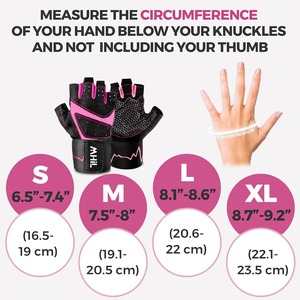 Gants d'entraînement respirants pour femmes et hommes, avec protection rembourrée des paumes, soutien du poignet, pour la musculation, le cyclisme, l'entraînement, personnalisables - Product Image 3